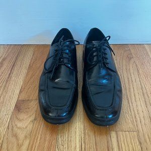 Men's Cole Haan Nike Air Black Leather Dress Shoes